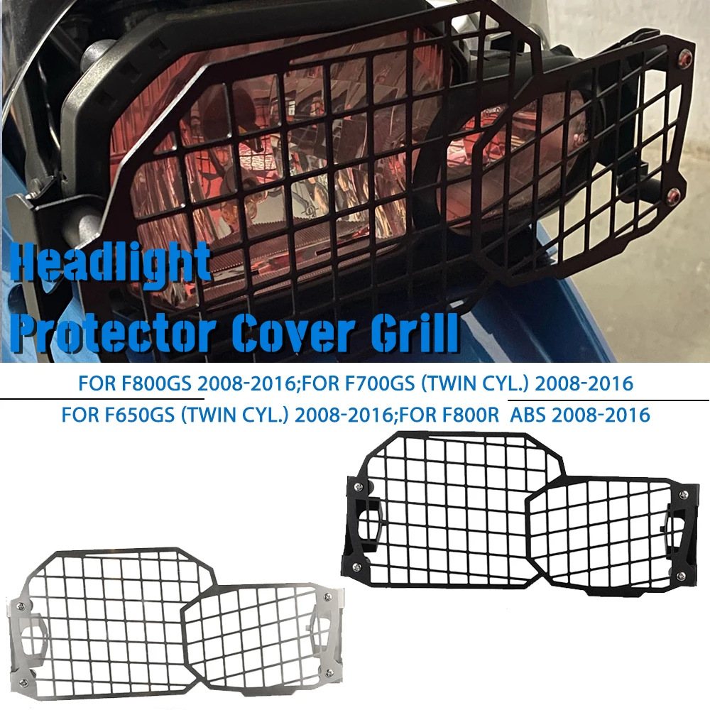 

Headlight Protector Grille Guard Cover Hand Light Grille Motorcycle For BMW F 800 GS 700 650 GS F800GS F700GS F650GS 2008-2018