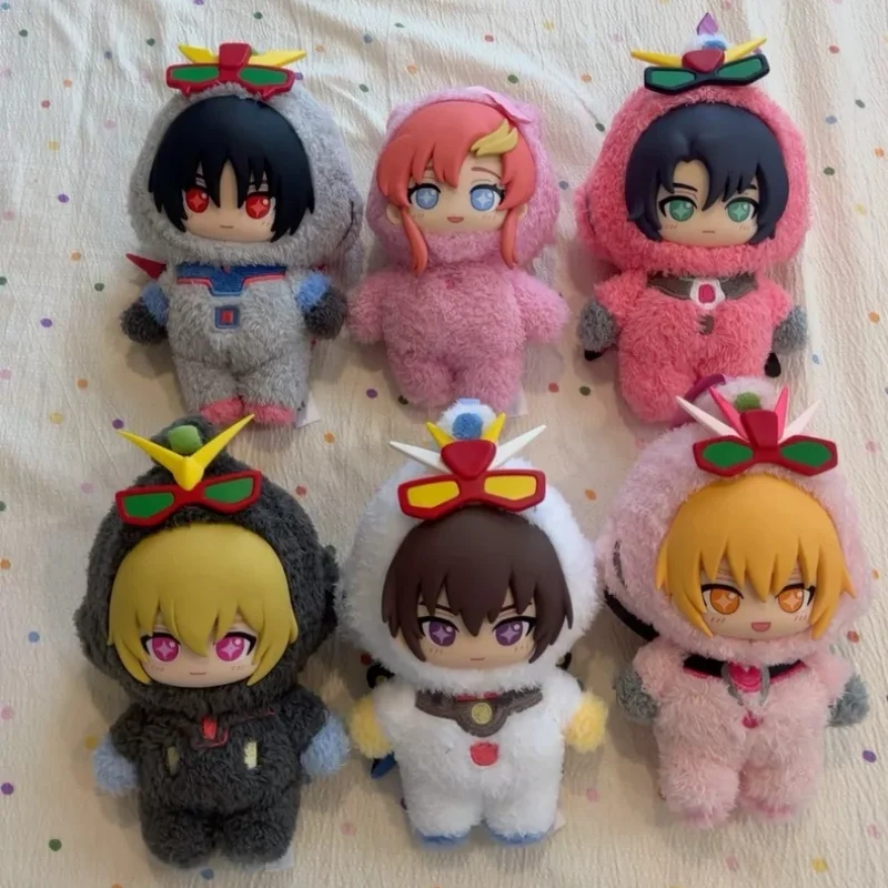 Фото Оригинальная коллекционная плюшевая кукла-сюрприз Bandai Mobile Suit Gundam Seed Destiny Sofubi Fluffy для взрослых коллекционеров №3