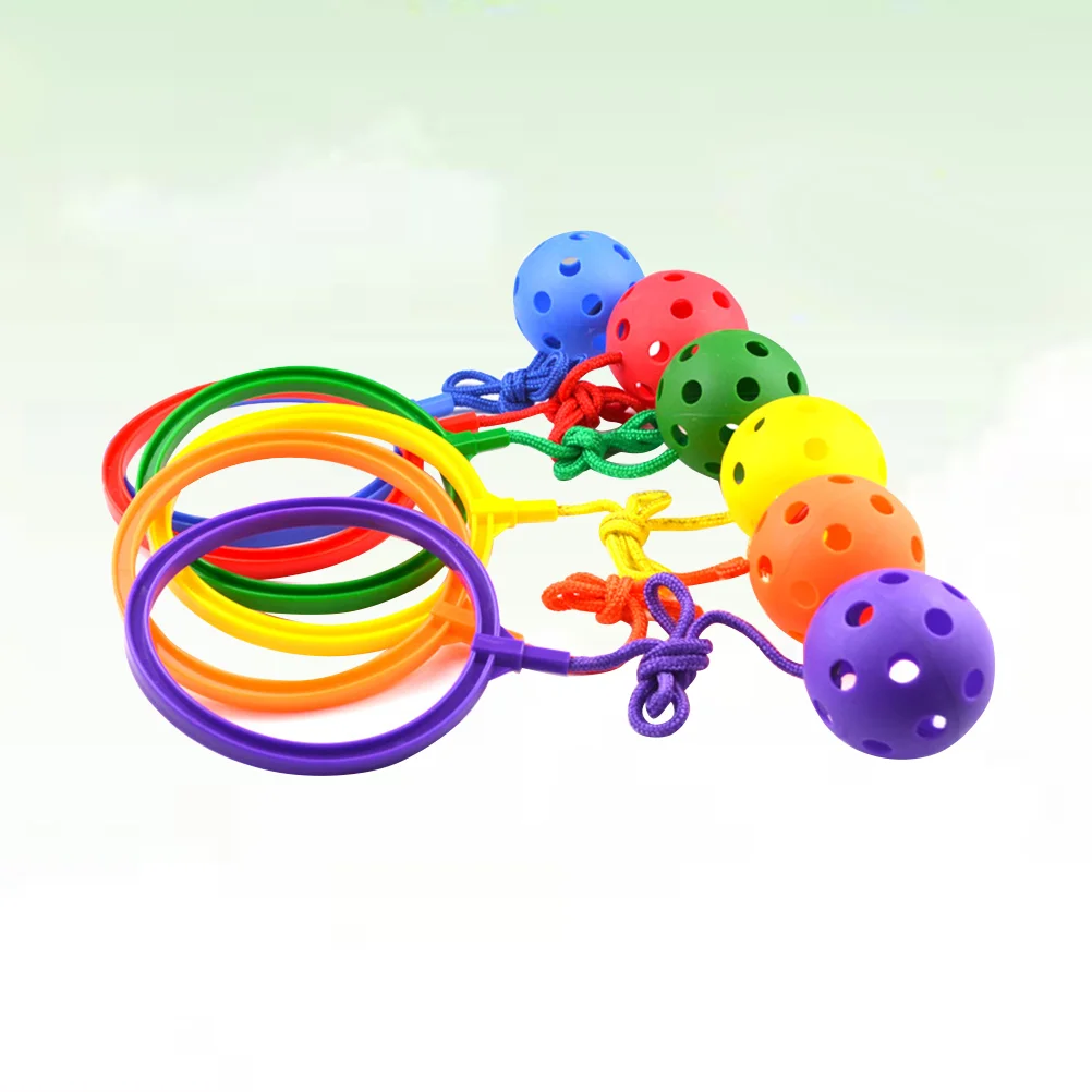

6 Pcs Ball Toys Indoor Swing Kids Jump Ring Fitness Outdoor Swing For Kids