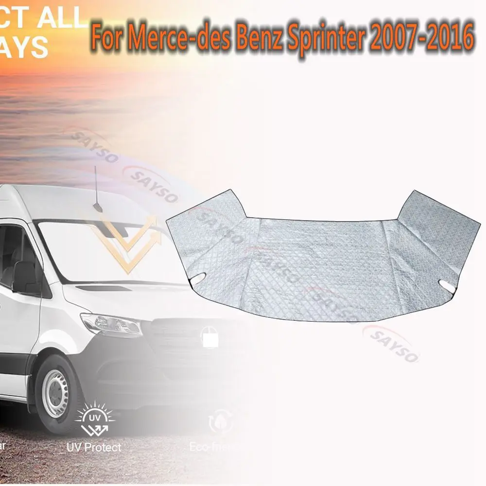

Солнцезащитный Козырек На Лобовое Стекло Для Mercedes-Benz Sprinter 2006-2018 VW Crafter 600D Oxford