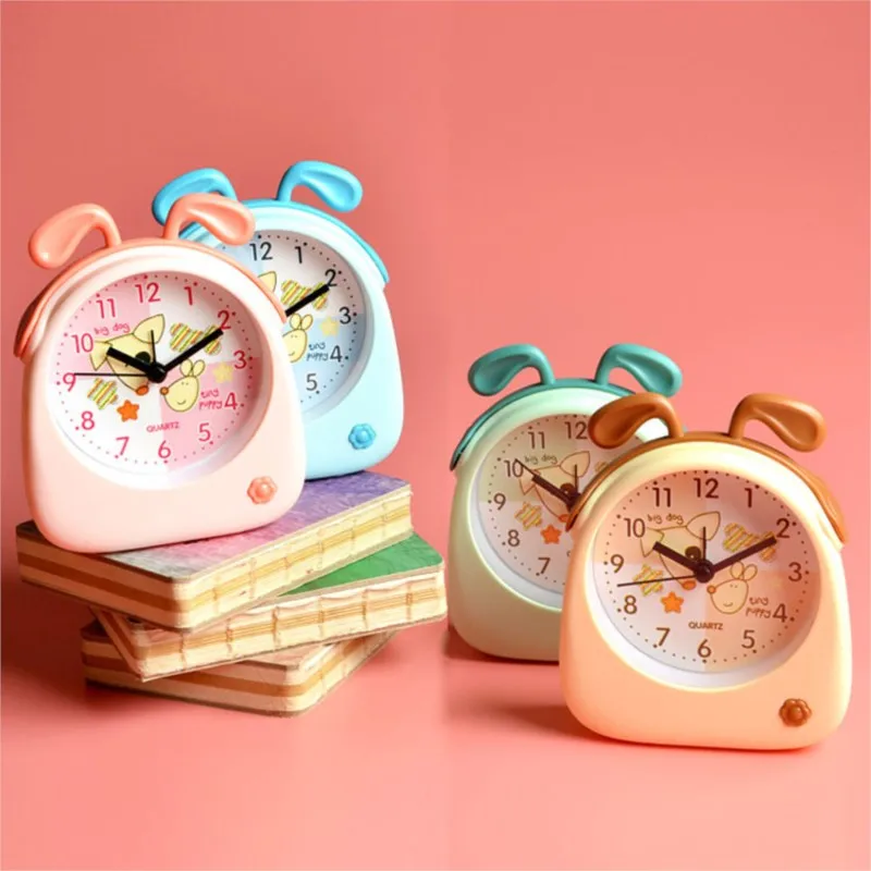 

Cartoon Animal Alarm Clock Lovely Personality Desktop Children's Student Bedside Alarm Clock Home Decorative Table Clock LC519