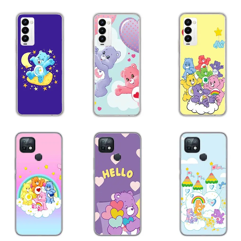 Мягкий чехол Love Heart Cares для Motorola Moto G04 G71 G73 G32 G34 G52 G8 G7 G9 G24 Power Plus E14 телефона