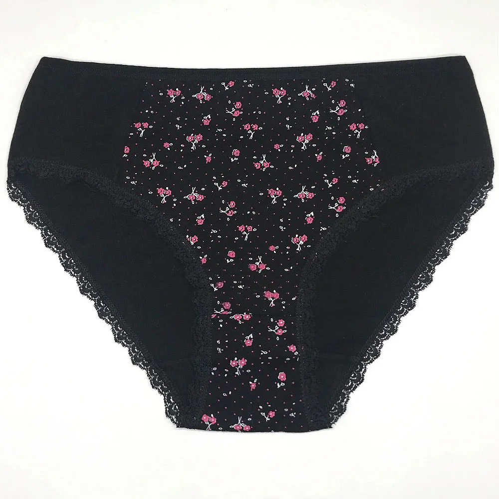 

Трусики женские хлопковые с завышенной талией, размеры XXL, XXXL, XXXXL, 6 шт./лот