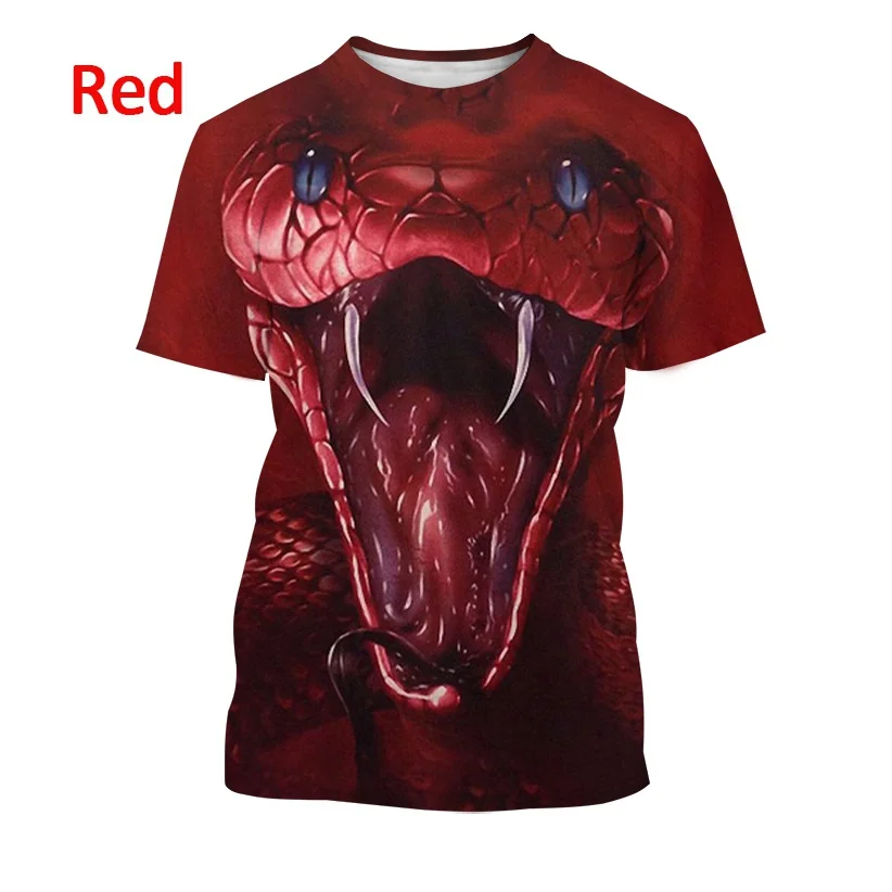 Брендовая летняя футболка BIANYILONG с 3D принтом змеи новинка повседневный мужской и