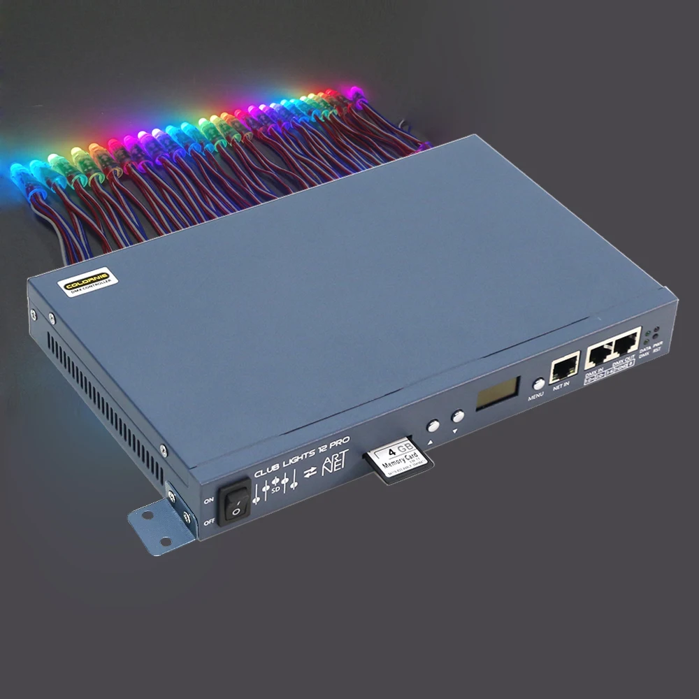 

COLORNIE 12-портовый RGB контроллер для LED ленты