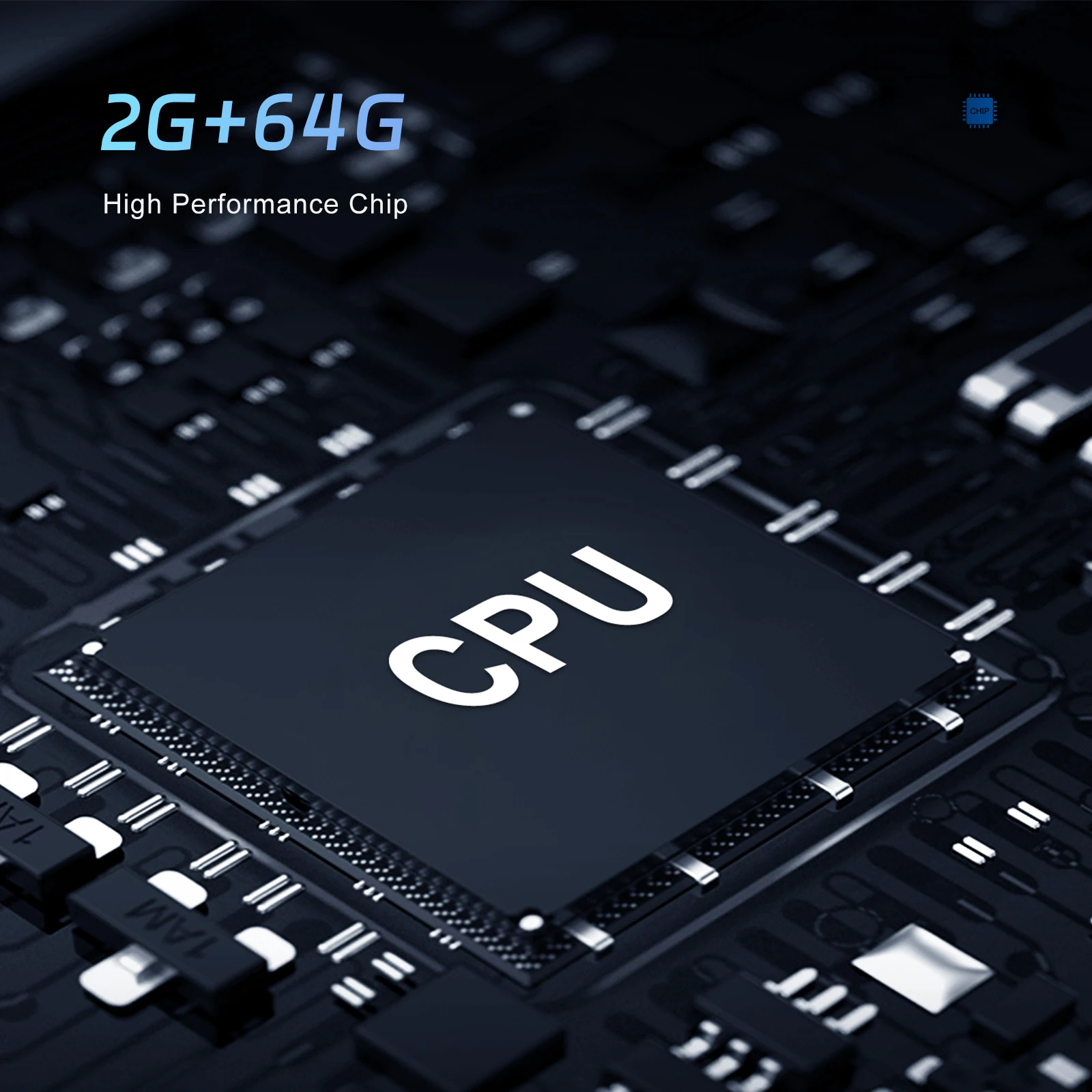 Автомобильный мультимедийный плеер Podofo 1DIN Android 2 + 64 ГБ Wi-Fi Bluetooth GPS-навигация FM/RDS