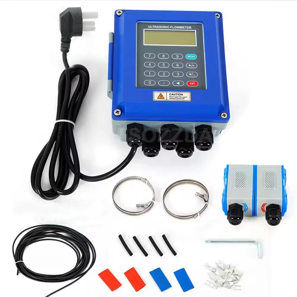 

Цифровой ультразвуковой расходомер TUF-2000B DN50-DN700mm TS-2/TM-1 Расходомер воды RS485/4 ~ 20 мА Расходомер жидкости для сточных вод