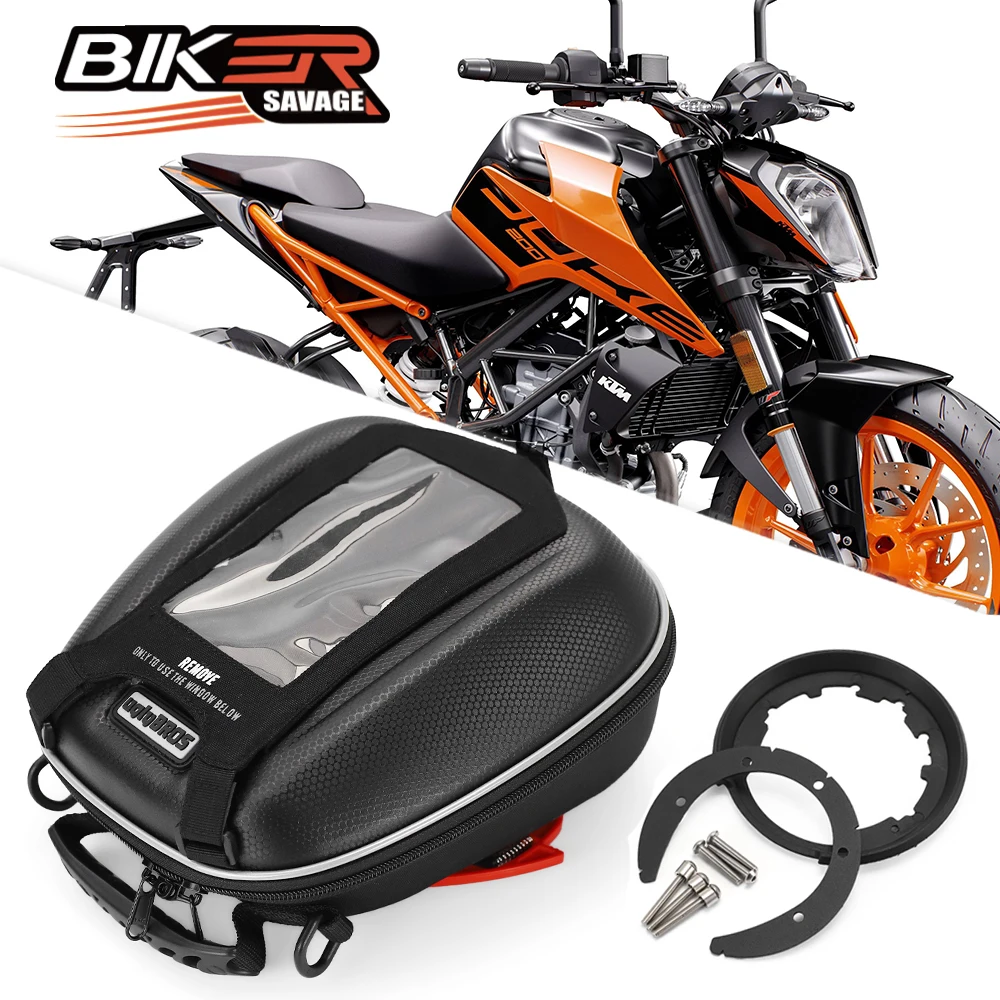 

Motorcycle Saddle Fuel Tank Bag For DUKE 390 250 200 125 RC390 RC250 RC200 RC125 2011-2021 Tanklock Racing Luggage Waterproof
