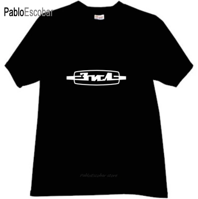 Мужская хлопковая футболка летняя брендовая ZIL русская Автомобильная |