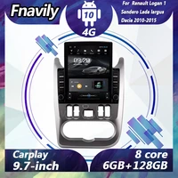 fnavily android 10 car radio for renault logan 1 sandero lada largus dacia video navigation dvd player car stereos audio gps dsp