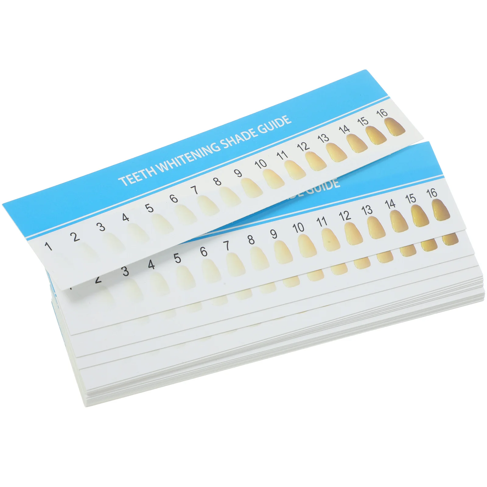 

Shade Guide Bleaching Shade Chart Color Comparing for Professional or Household Care 20pcs
