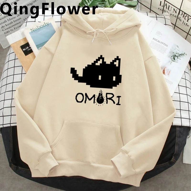 

Omori hoodies men printed anime graphic streetwear male hoddies graphic