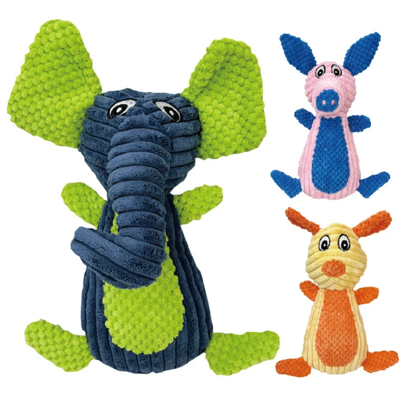 

Dog plush toys molars chew resistant corn plush cute toys medium and large plush toys puppy accessories jeu chien intelligence