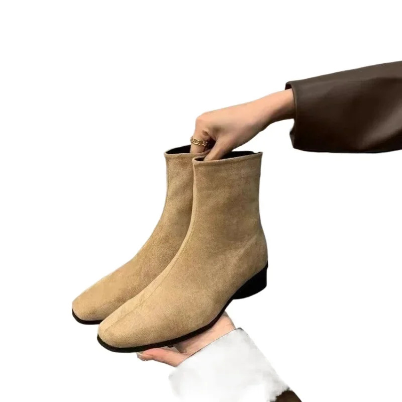 2024 женская обувь высокого качества женские ботильоны модные современные ботинки