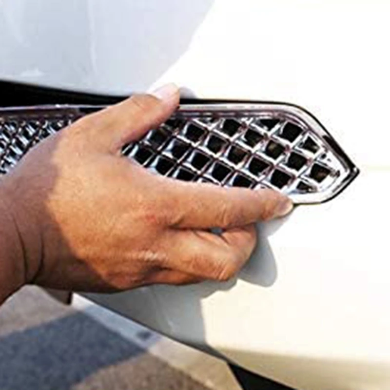 Для Toyota Prado FJ150 LC150 2018 ABS Хромированная передняя нижняя решетка гриль крышка