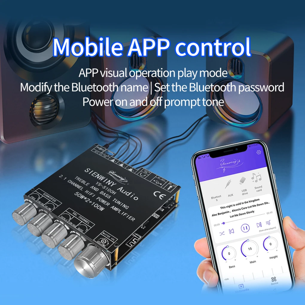 

Digital Speaker Audio Amplifier Stereo Board 2 Channel Powerful Car Supplies