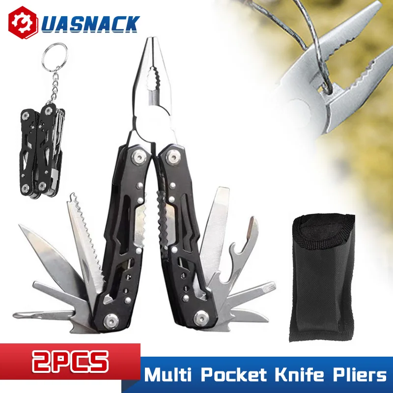 

Multipurpose Knife Stainless Steel Multi-tool Pocket Knife Pliers Folding Knife Pliers Portable Folding Blade Navaja Multiusos