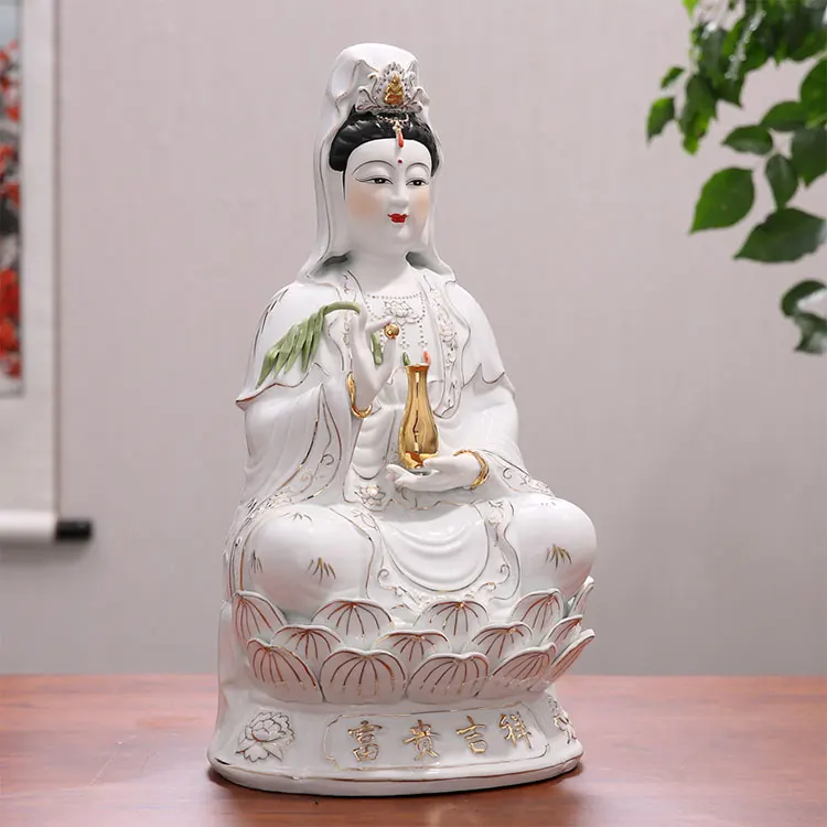 Статуэтка Будды GUAN YIN PU SA 5A хорошего цвета домашний алтарь магазин поклонение