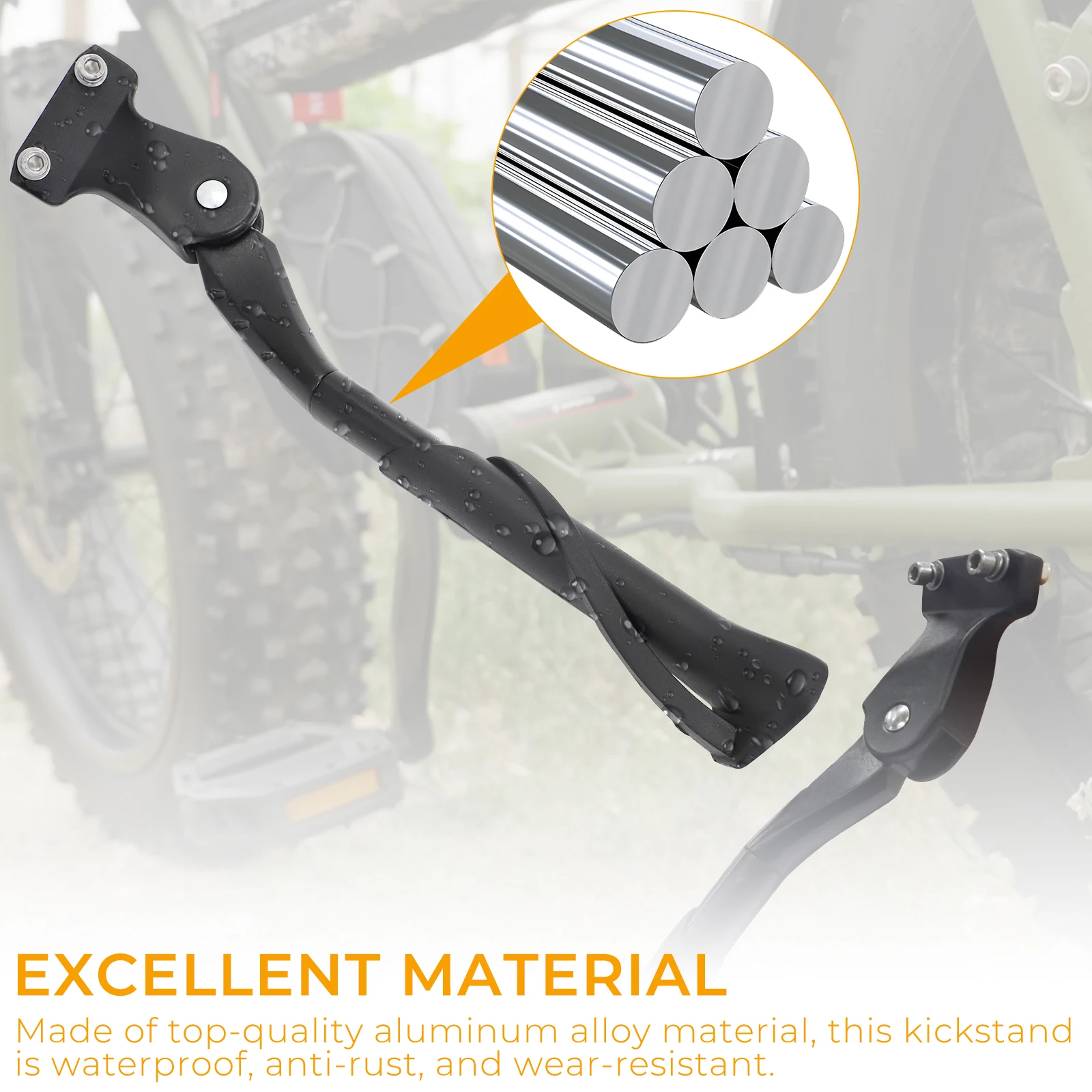 Подставка для электровелосипеда усиленная боковая подставка Super 73 S1/Super S2