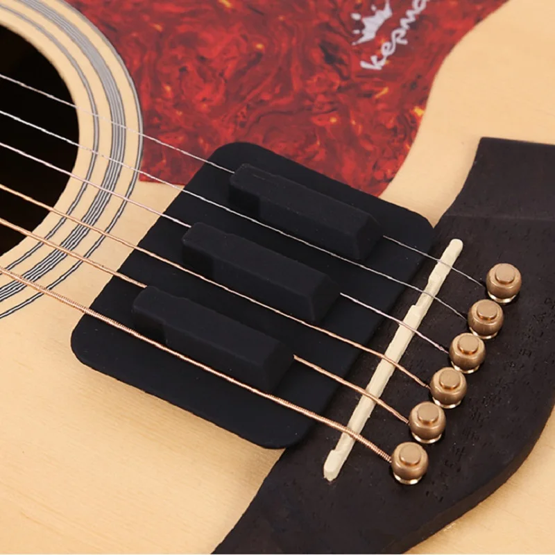 

1PCS Guitar Mute Pad Silencer Practice Silence Musical Instruments Accessory