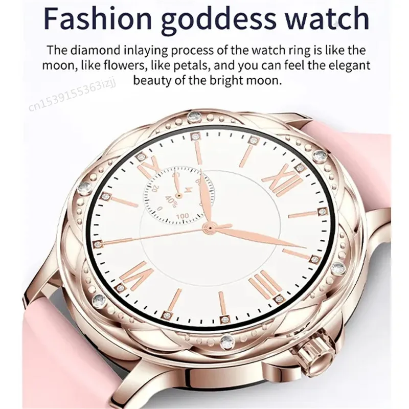 CF12 Smart Watch Women Fashion Wristwatch Bluetooth Call Health Monitoring Female Bracelet Fitness Sports Smartwatch