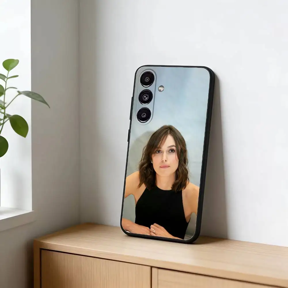 Фото Чехол для телефона Keira Knightley для Samsung Galaxy A20,21s,22,31,32,52,53,72,73,80,91, мягкий черный корпус №4