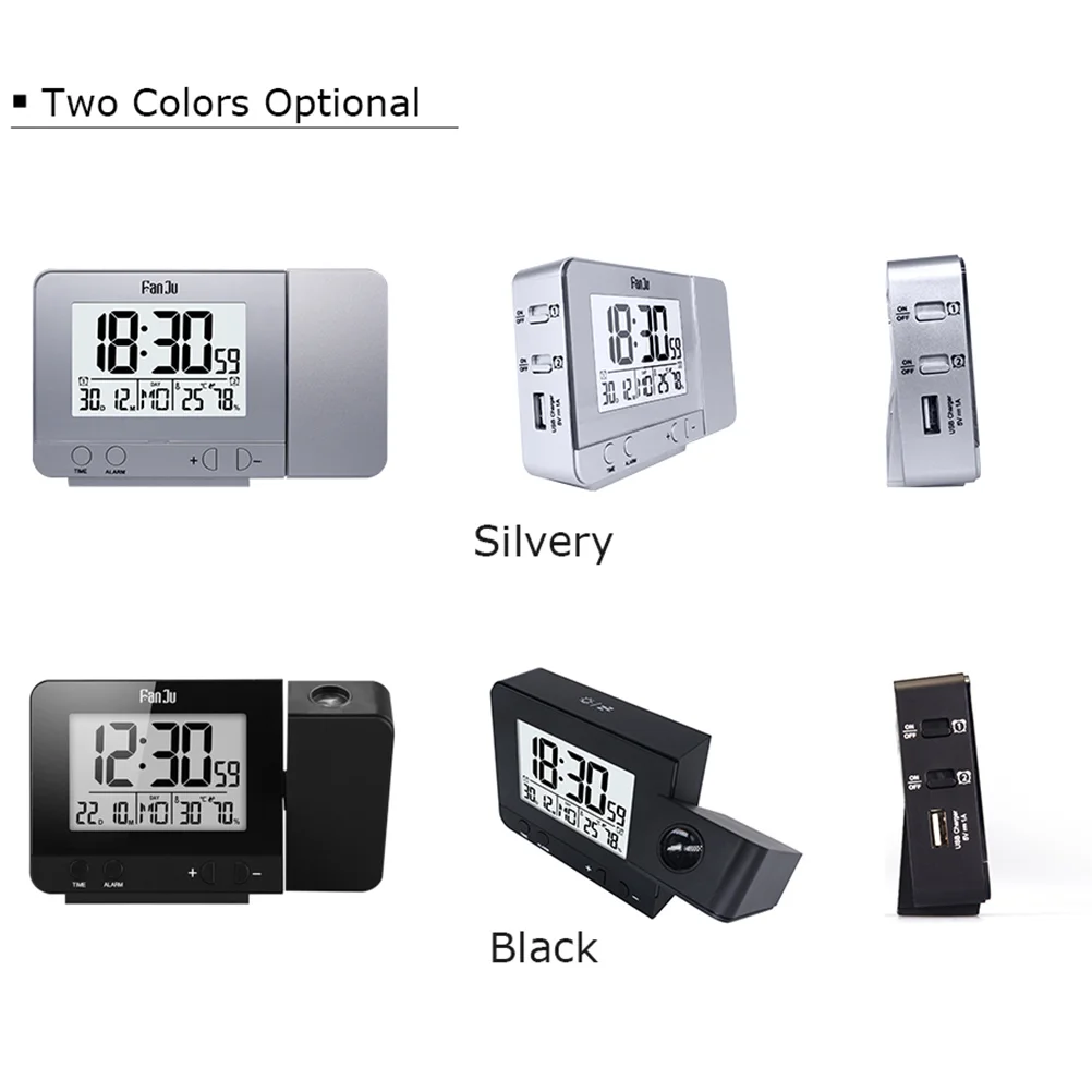 Светодиодные часы Многофункциональный будильник Дисплей температуры для