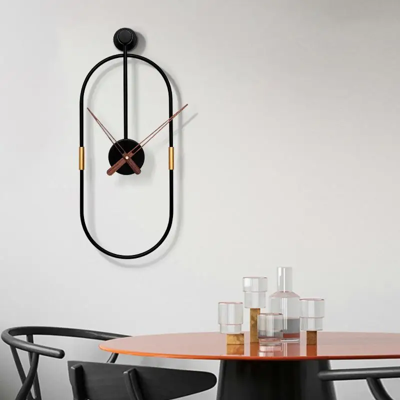 

Wall Clock Ins Wind Electronic Clock Home Living Room Bedroom Decoration Nordic Simple Light Luxury Clock Wall Hanging Jewelry
