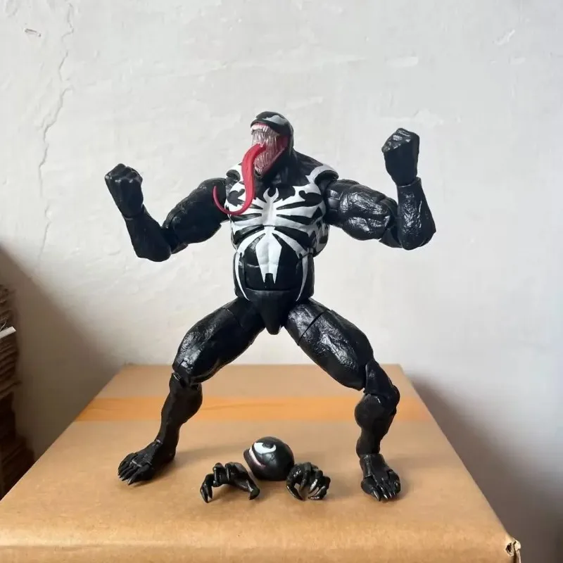 Фото В наличии: Фигурка Человека-паука Venom (версия KO Game), подвижная статуэтка, модель, подарки, игрушки. №5