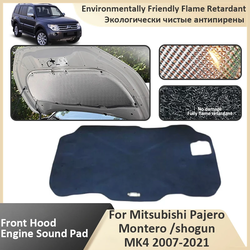 Передний капот двигателя для Mitsubishi Pajero Montero Shogun V83 87 88 93 97 98W 2018 2019 2020 2007-2021
