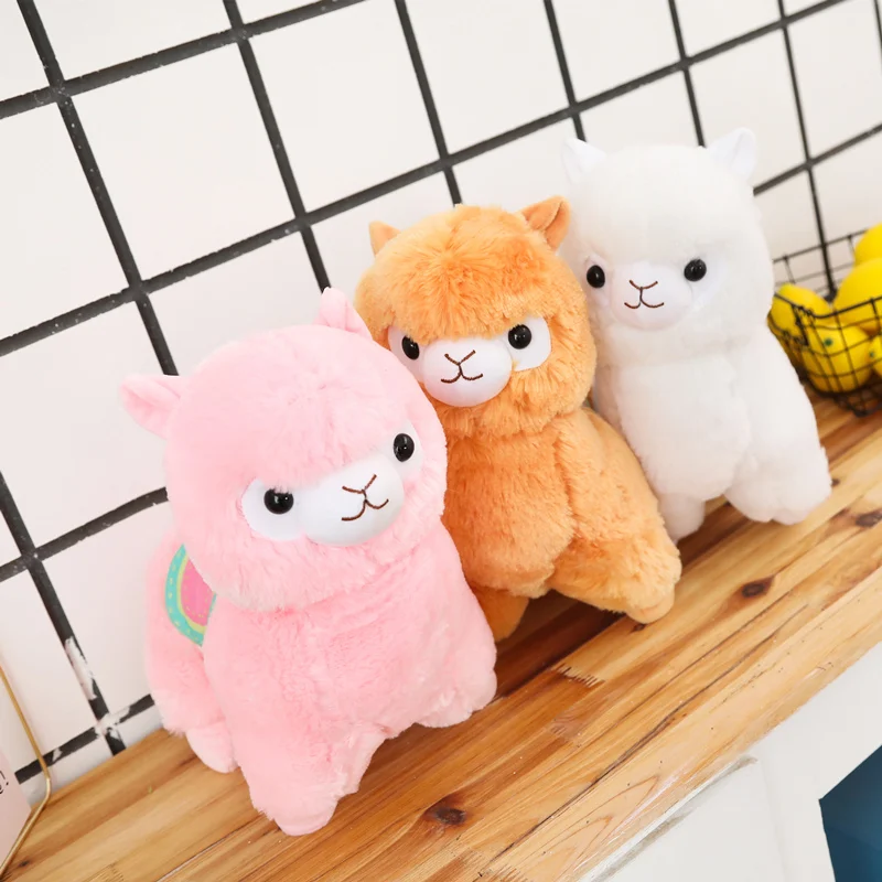 

1pc Plush appease Alpaca Stuffed Animals Alpaca Plush Toys Pillow Kawaii Doll Gift Birthday Present Valentine's Day Gift