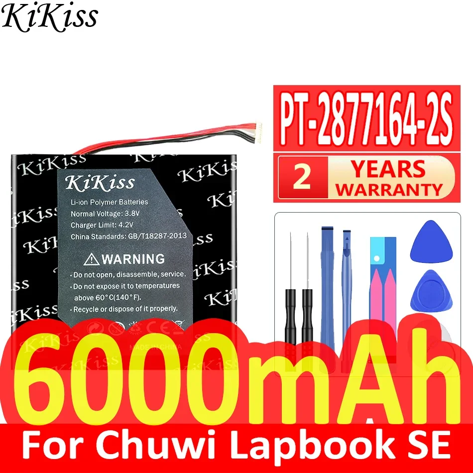 

6000mAh KiKiss Powerful Battery PT-2877164-2S (CWI547 10 PIN) For Chuwi Lapbook SE CWI528 CWI547 13.3 34160192P 10 PIN 7 Lines