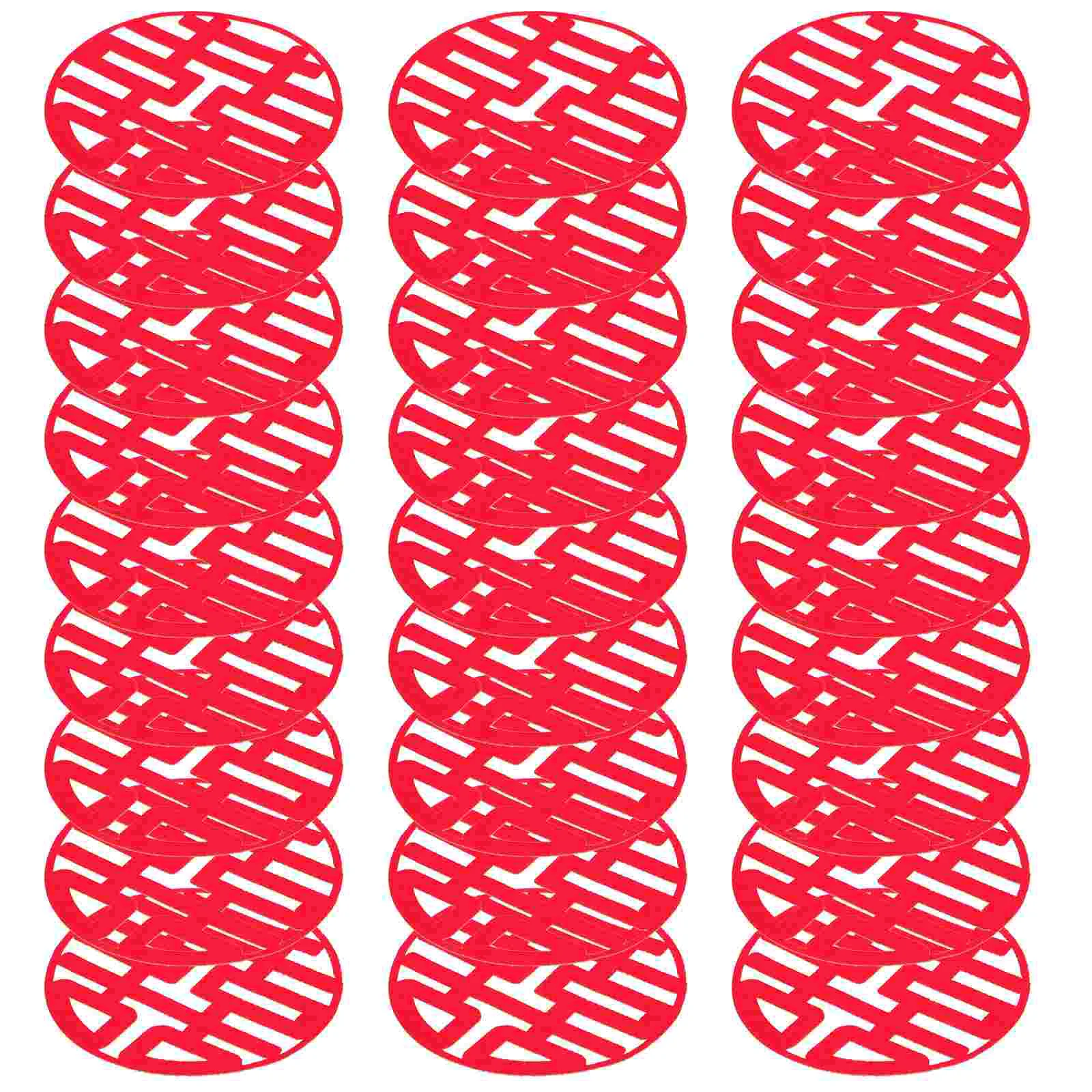 

Wedding Chinese Double Decorationcut Paper Window Traditional Stickers Supplies Sticker Clings Red Decal Decorations Xi Wall