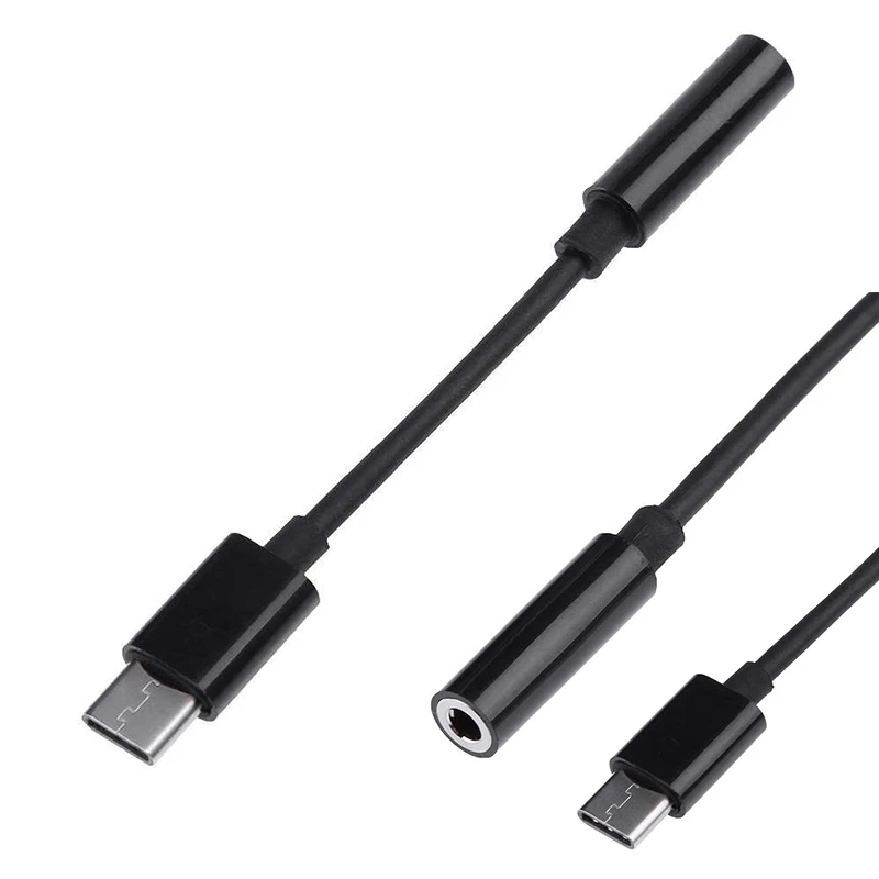 USB Type C 3.5 Jack Earphone Adapter USB C to 3.5mm Headphones AUX Audio Extension Cable For iPhone PC Computer