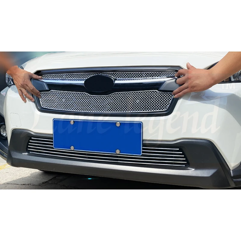 Решетка для гриля Subaru XV 2018 2019 2020 передняя решетка гонок обшивка сетка из