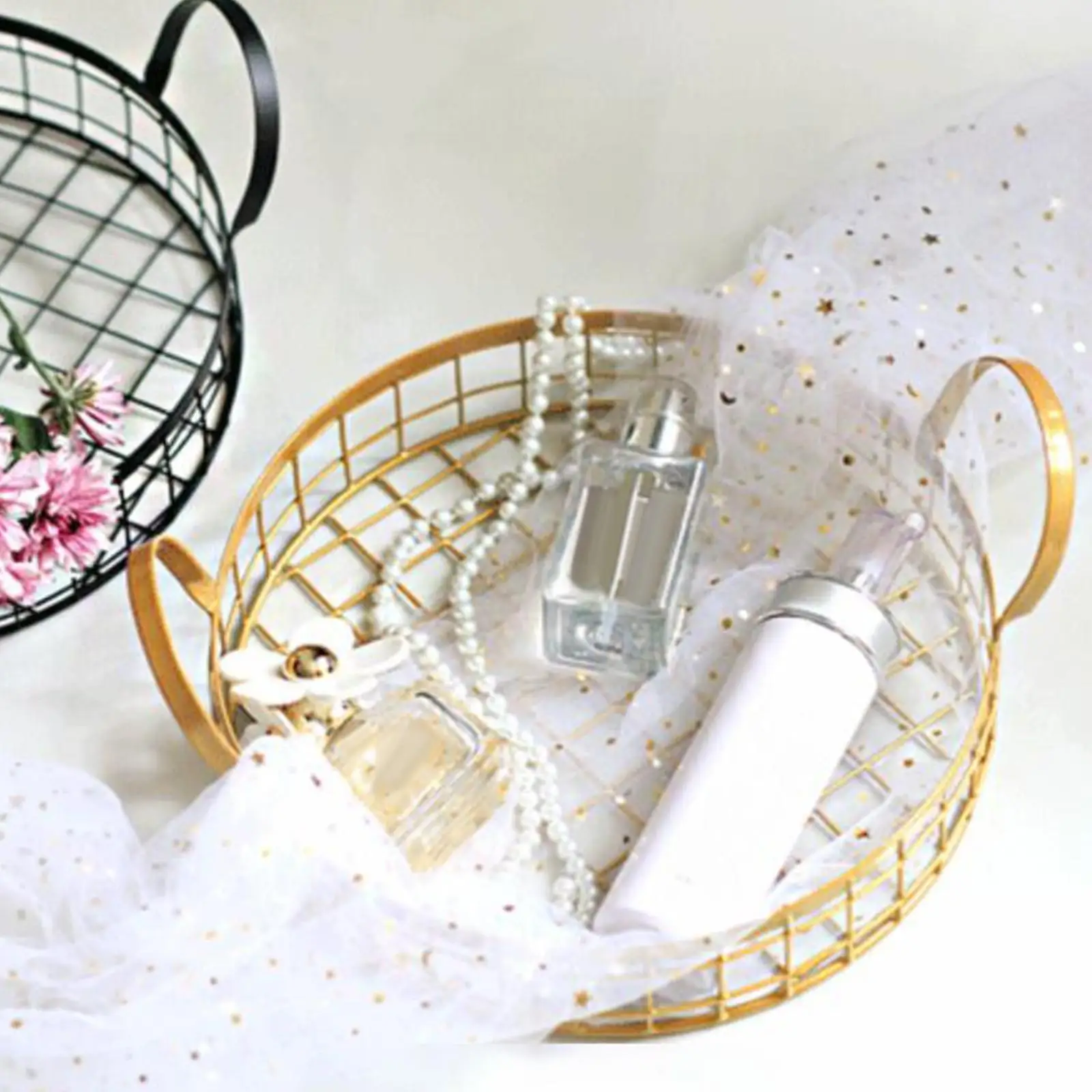 

Корзина для фруктов, чаша, органайзер, железная декоративная тарелка для хранения фруктов, тарелка для закусок, банан, столешница, домашний ...