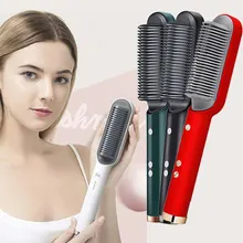 전문 빠른 가열 전기 핫 빗 헤어 스트레이트너, 개인 관리, 다기능 헤어 스타일 브러시