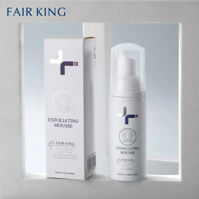 Foaming Exfoliating Mousse Deep Remove Cleaning All Skin Types Wash Face Smooth Moisturizing Skin Exfoliator Unblock Pores 60ML 6