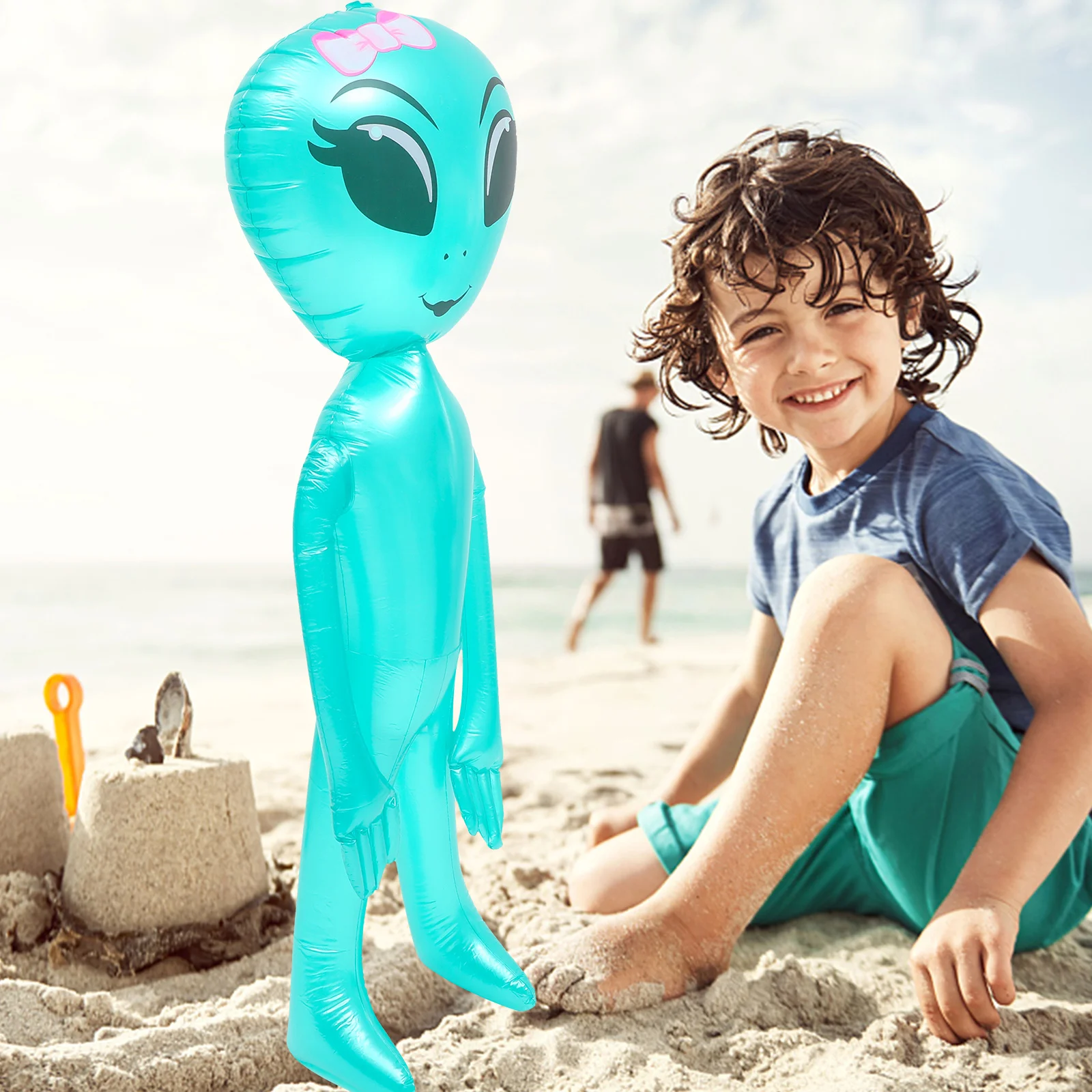 Надувной стакан с изображением инопланетянина украшения для Хэллоуина надувная