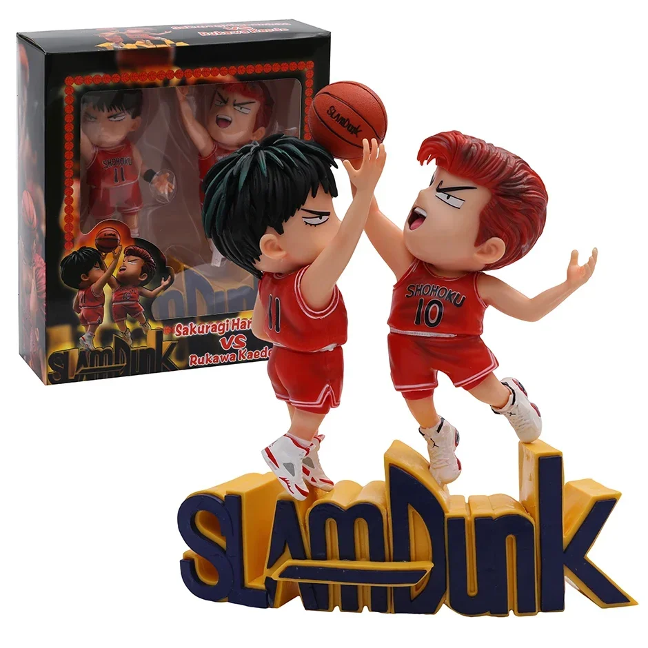 

Slam Dunk Hanamichi Sakuragi & Rukawa Kaede Anime Model Collectible Figure Toy Doll