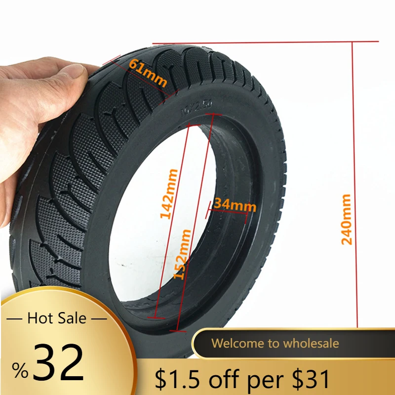 

Solid Wheel Explosion-proof Electric Bike Scooter Tyres 8 Inch Motorcycle Solid Tires Fits Electric Scooter