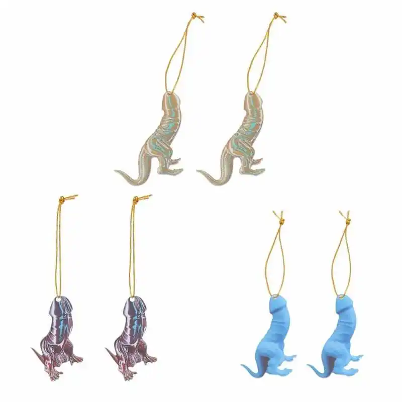 

Подвеска-Динозавр из акриловой смолы, украшение для дома со шнурком для автомобильной тематической вечерние с динозаврами