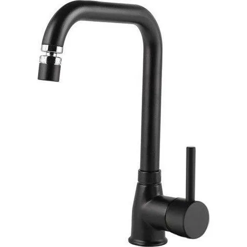 

Black Kitchen Faucet Kitchen Sink Tap 360 Degree Rotatable Plays Perlatörlü