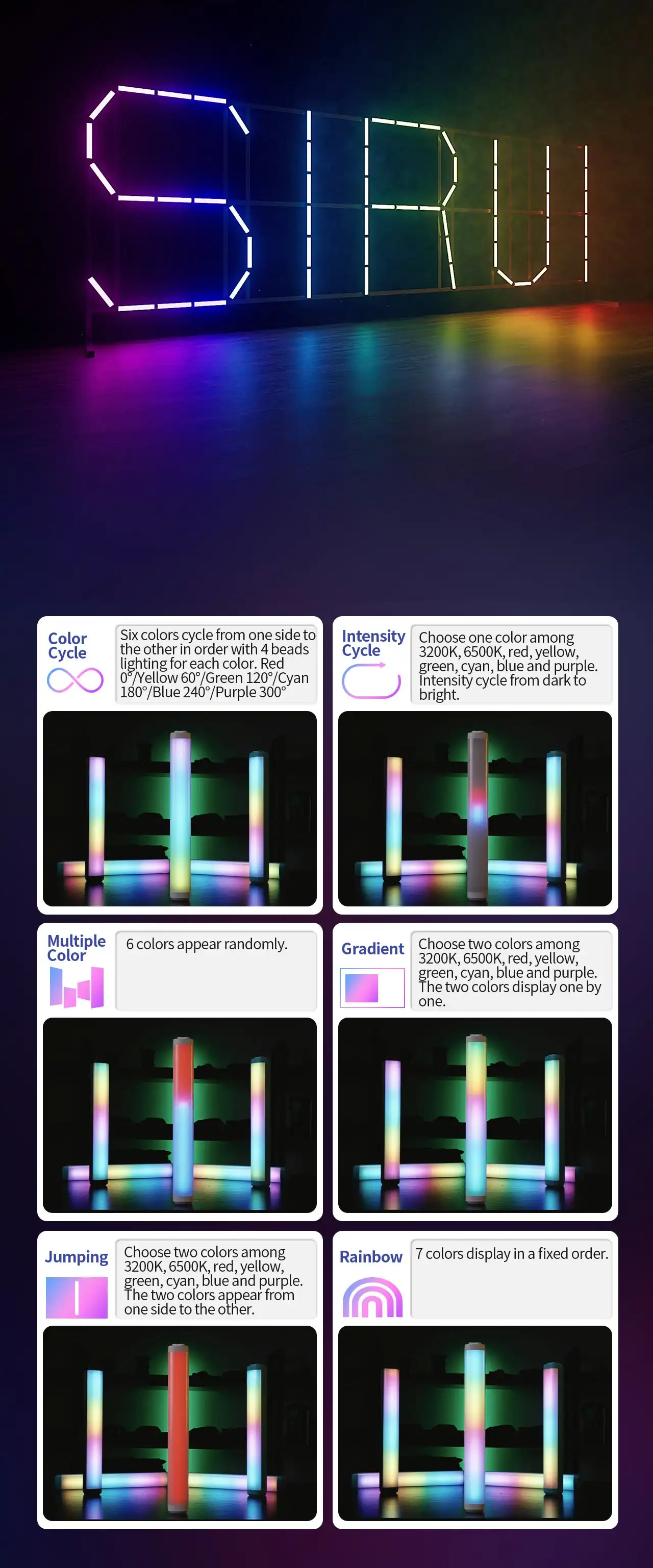 Светодиодный светильник SIRUI T30 RGB Stick Light Wand