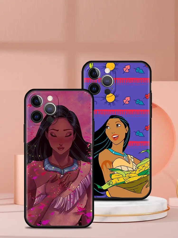 OB4me New Disney Princesses Pocahontas Transparent Clear TPU Soft Case for IPHONE 8 Plus Pocahontas 