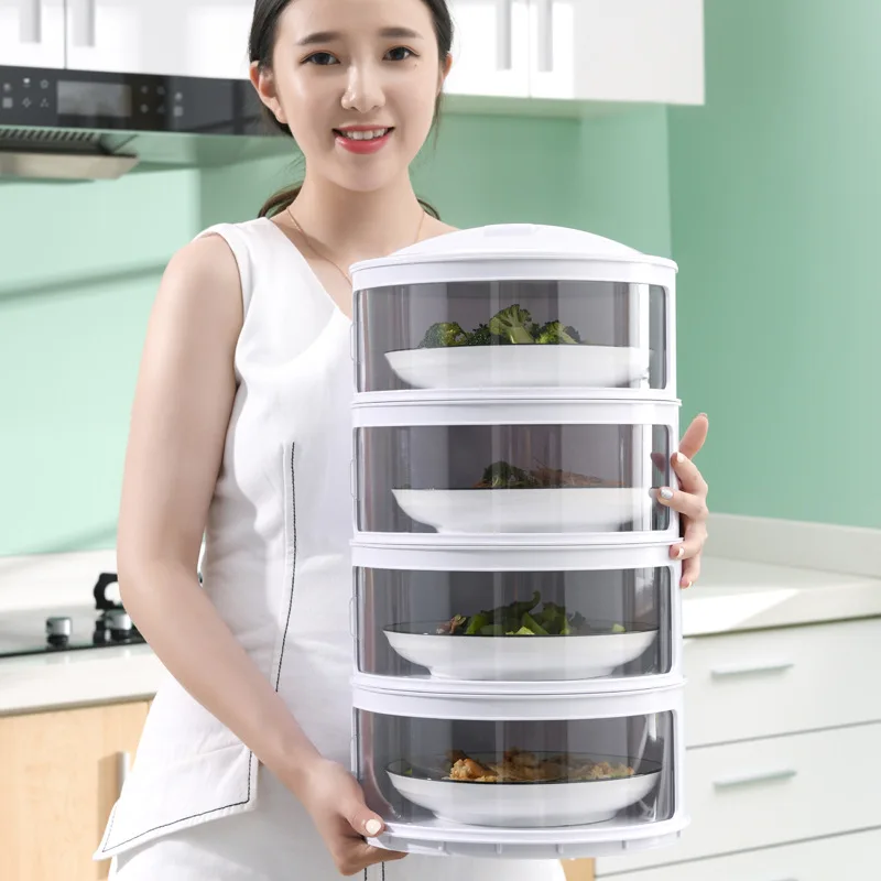 

Составной прозрачный изолированный чехол для еды Пылезащитный портативный фотографический и компактный органайзер