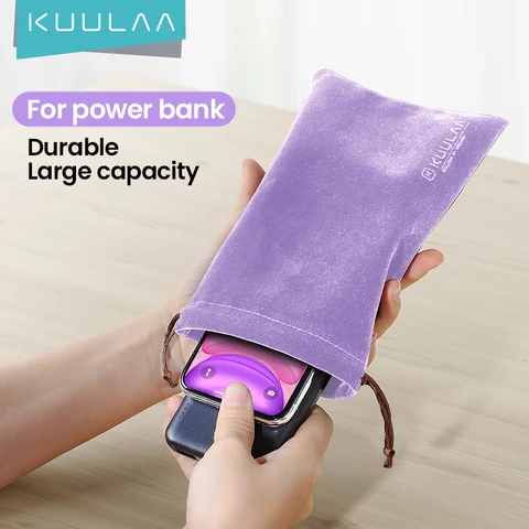 Чехол для телефона KUULAA Power Bank для iPhone Samsung Xiaomi Huawei, водонепроницаемая сумка для хранения Powerbank, аксессуары для мобильных телефонов