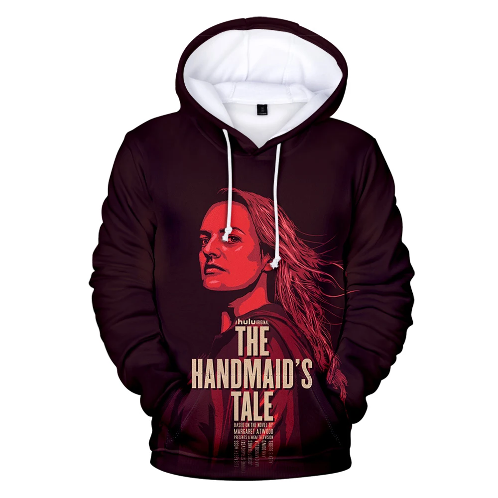 

Handmaid's Tale Hoodie Unisex Long Sleeve Woman Man Hooded Sweatshirt 2022 New American Television 3D Clothes