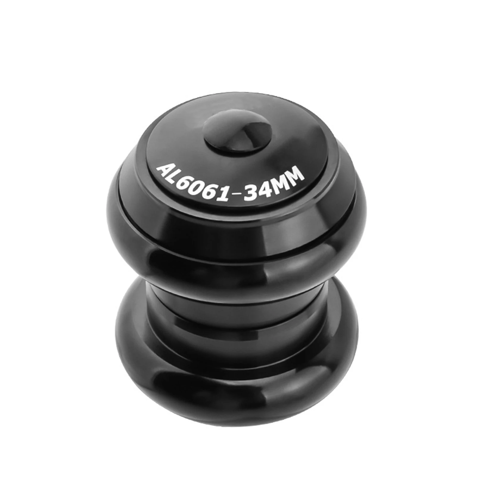 

34 мм Универсальная легкая велосипедная гарнитура с двойным подшипником запасные части прямая трубка прочный алюминиевый сплав горный вело...