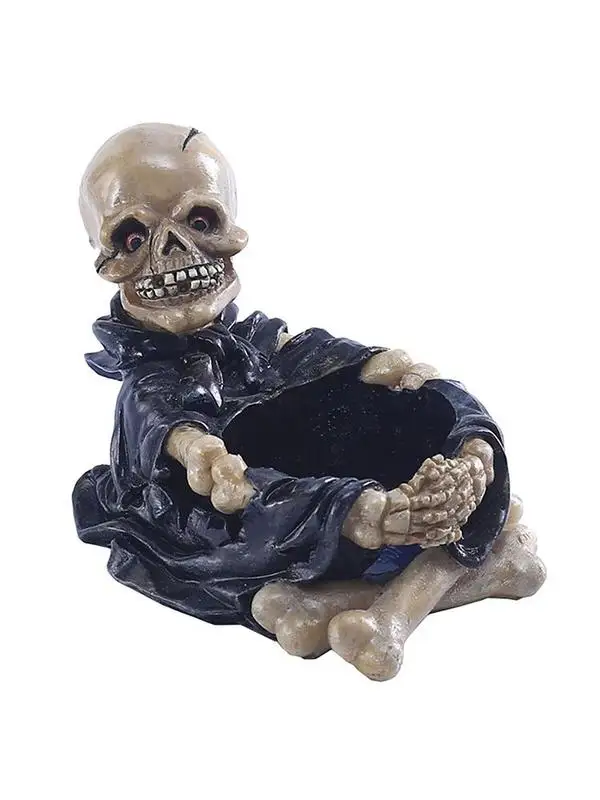 

Skull Candle Holde Tealight Resin Skull Candle Holder Scented Candles Skull Planter Pot Gothic Halloween